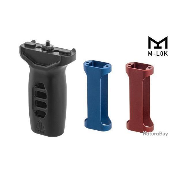 Grip Super slim M-LOK avec inserts rouge et bleu - A67018
