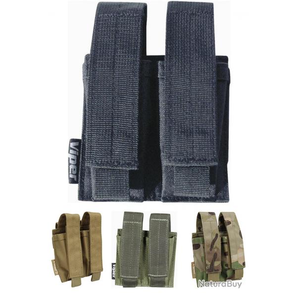 Poche Molle double chargeur pistolet Viper - VERT - A60781