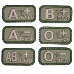 Patch PVC Groupe sanguin vert Viper - AB+ - A60908
