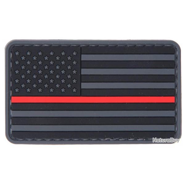 Patch PVC Drapeau USA Red line - A68734