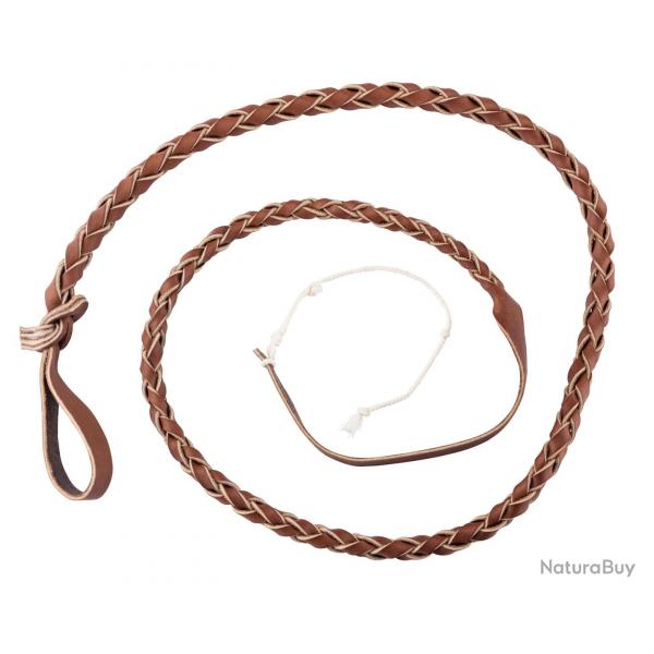 Flotte en cuir tress luxe pour fouet - Country - Flotte de 153 cm - CH5120L