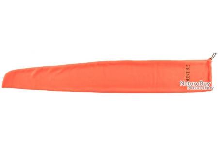 Fourreau orange/noir en cordura pour fusil de chasse - Country Sellerie