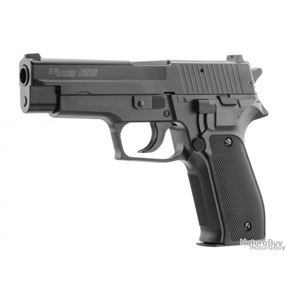 Rplique pistolet  ressort SIG SAUER P226 culasse mtal 0,5J - PR1206