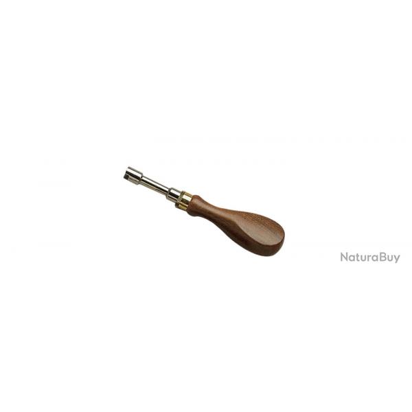 Cl  chemine avec manche en bois - CLE CHEMINEES AVEC MANCHE BOIS - RE9595