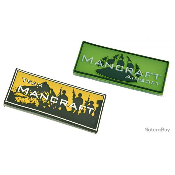 Patch PVC Mancraft Team - JAUNE - A61064
