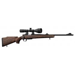 Pack Affût Baldi CF01 222 Rem aspect bois + Lunette 3-12 x 56 + Montages - PCKB9220F