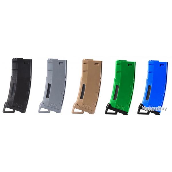 Chargeur Mid-cap Speed 130 billes pour M4 AEG - ROUGE - CLK9025