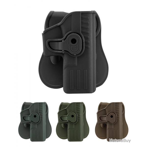 Holster rigide Quick Release pour Glock 17 Droitier - TAN - GE16043