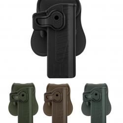 Holster rigide Quick Release pour Hi-Capa Droitier - Noir - GE16010