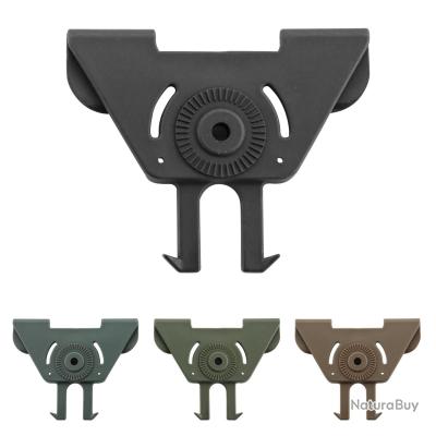 AMOMAX - Adaptateur MOLLE/PALS pour Holster Rigide, Noir - Safe Zone