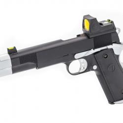 Réplique GBB gaz VORSK VP-X Noir / Chrome 1,0J + point rouge BDS - PG3226R