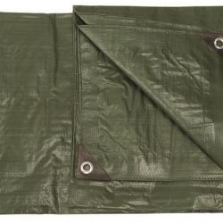 Bâche Olive 285 x 400 avec oeillets - A60433