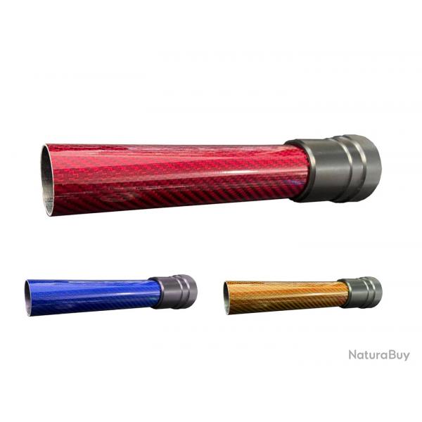 Monk Custom CANNON carbone pour M4 Airsoft - Orange 7" - PU0462