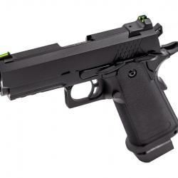 Réplique GBB Raven gaz Hi-Capa 3.8 Pro Noir 0,9J - PG3352