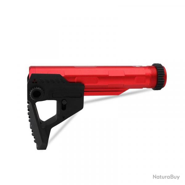 Crosse complte airsoft Storm pour AEG noir et rouge - A69592