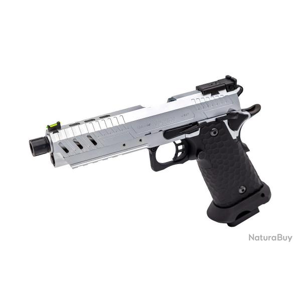 Rplique GBB gaz Vorsk CS Hi-Capa Vengeance Noir / Silver 1,0J - PG3427