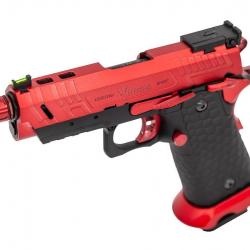 Réplique GBB gaz Vorsk CS Hi-Capa Vengeance Compact Noir / Rouge 1,0J - PG3424