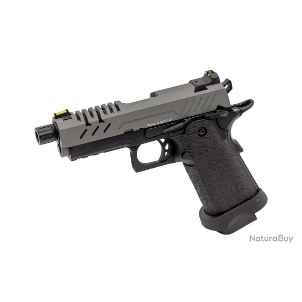 Rplique GBB gaz Vorsk Hi-Capa 3.8 PRO Noir / Grey 1,0J - PG3416