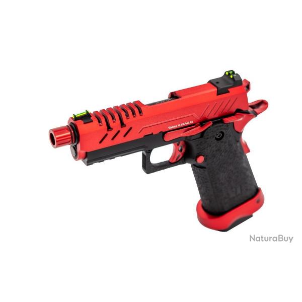 Rplique GBB gaz Vorsk Hi-Capa 3.8 PRO Noir / Rouge 1,0J - PG3419