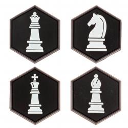 Patch Sentinel Echecs BLANC - ROI BLANC - PAT0012