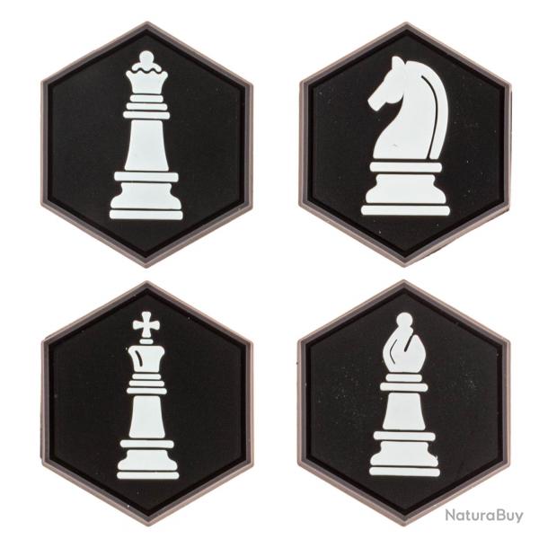 Patch Sentinel Echecs BLANC - CAVALIER BLANC - PAT0016