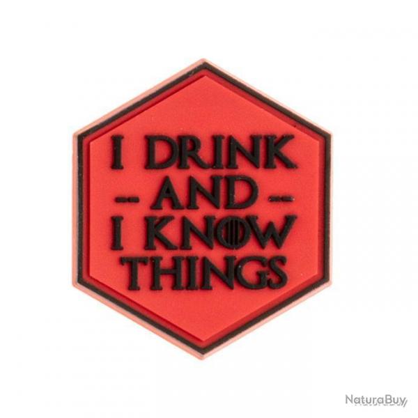 Patch Sentinel Gear I DRINK AND I KNOW THINGS - PAT0051