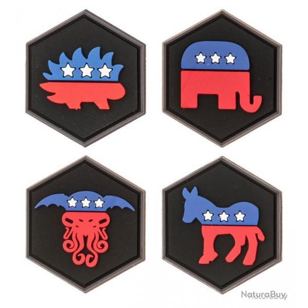 Patch Sentinel Gear POLITICS series - ELEPHANT / REPUBLICAINS - PAT0058