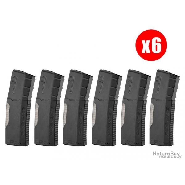 Pack 6 chargeurs HERA ARMS 30 coups 223 Rem AR15 - PCKHAC100