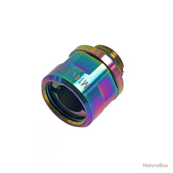 Adaptateur silencieux A01 male 11mm + vers male 14mm - PU18402