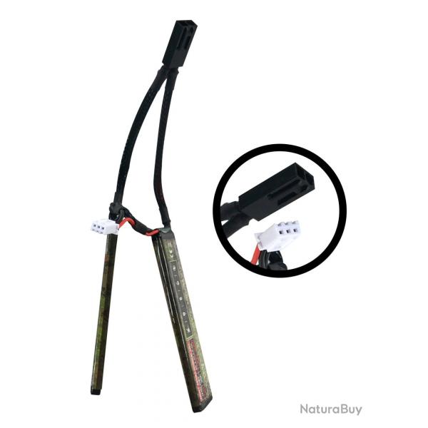 Batterie LiPo 2 sticks 7,4v 1300mah 25c solo11 - A63119