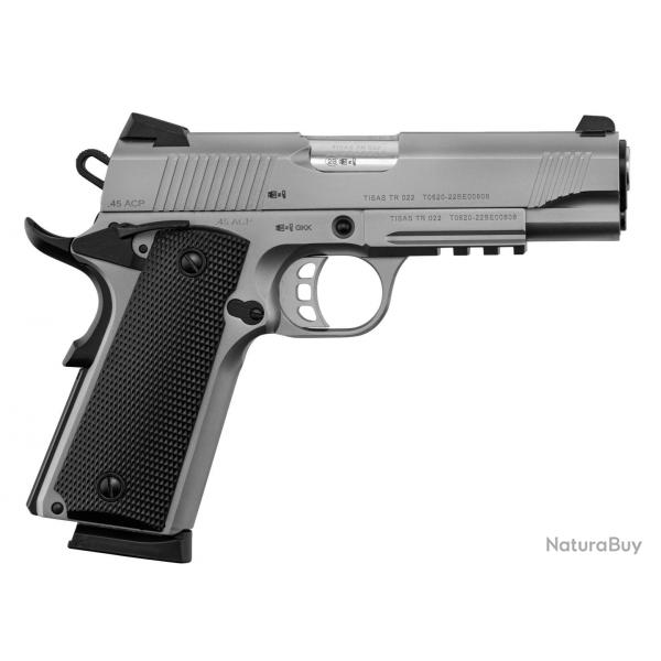 Pistolet TISAS ZIG PCS 1911 Inox - CAL 9X19 mm - TS136