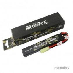 Batterie Lipo 2S 7.4V 1000mAh 25C 1 stick Genspow - BAT104