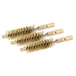 Lot de 3 brosses laiton embout femelle - Cal .36 - EN86478