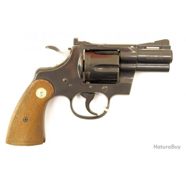 revolver colt python bronz&eacute; 2 pouces calibre 357 magnum produit en 1980