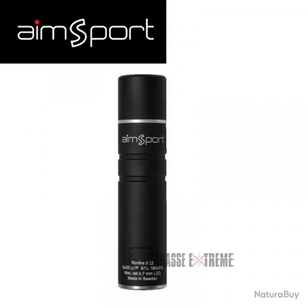 Silencieux AIMSPORT Rimfire II Cal 17 1/2"x20 Unef
