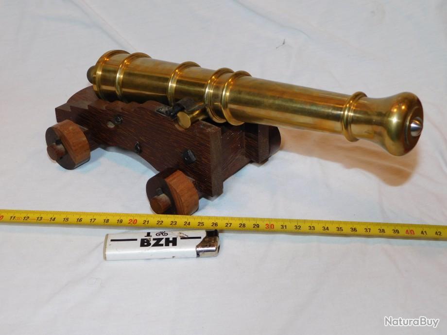 TRES BEAU MODELE CANON ARTILLERIE de MARINE 18° SIECLE / en BRONZE / 3 KILOS !!!!! .2
