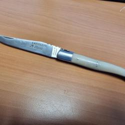 Laguiole - Lame 90mm - Manche corne blonde - 2 mitres inox