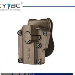 HOLSTER UNIVERSEL MEGA-FIT - GAUCHER - FDE
