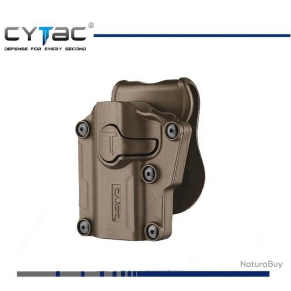 HOLSTER UNIVERSEL MEGA-FIT - GAUCHER - FDE