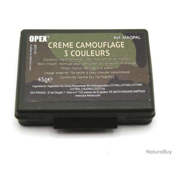 Crme camouflage 3 couleurs OPEX