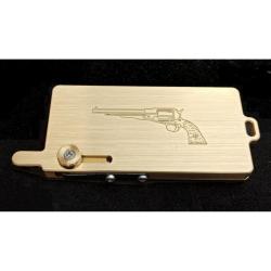 Distributeur d'amorces à poudre noire pour ~120 amorces 4-4.7mm - Gravure Remington
