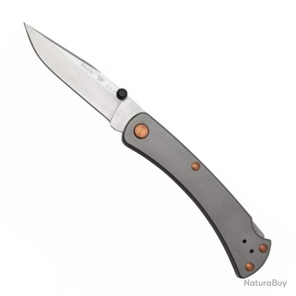 Couteau "110 Slim Pro TRX" Titanium n 0110GYSLE1 [Buck]