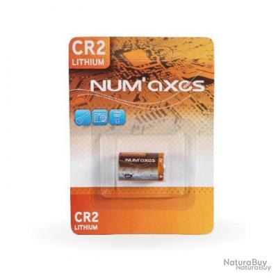 NUM'AXES - Blister 2 piles CR2 lithium 3 V (Equival. : CR17355-DLCR2)