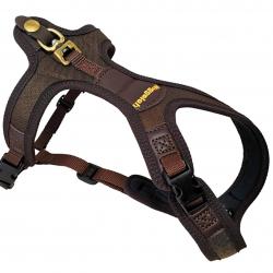 Niggeloh - Harnais Light S Marron - Cou 35 Cm / Ventre 39-63 Cm - N2251