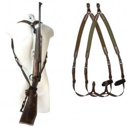 Niggeloh Bretelles Carabines Néoprène Montagne Olive - N1451
