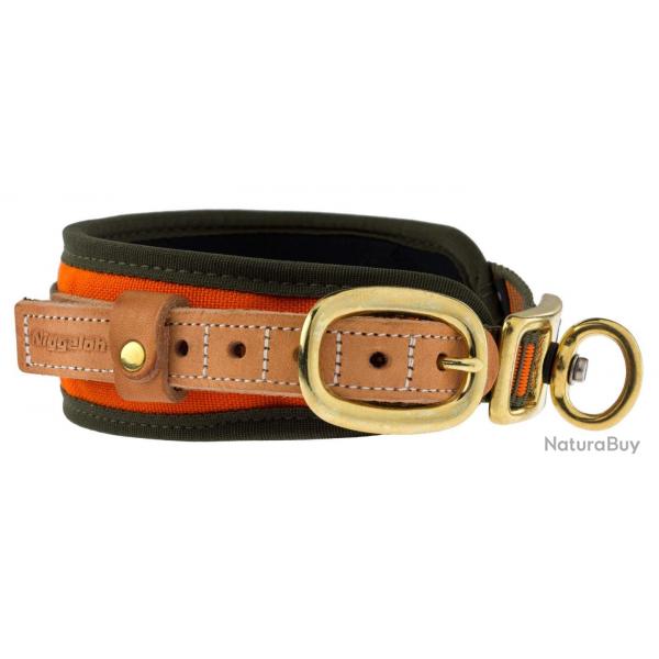 Collier Chien De Sang Orange Fluo - Xs 30-40 - N2405