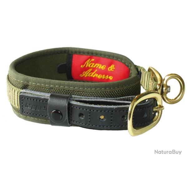 Niggeloh Collier De Luxe Olive/Cognac - M - 48-60cm - N2102
