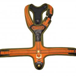 Niggeloh Harnais Orange M Cou 49 Cm Ventre 54-91 Cm - N2202