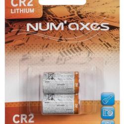Num'axes - Blister 2 Piles Cr2 Lithium 3 V (Equival. : Cr17355-Dlcr2) - NUM805