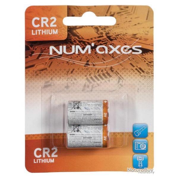 Num'axes - Blister 2 Piles Cr2 Lithium 3 V (Equival. : Cr17355-Dlcr2) - NUM805